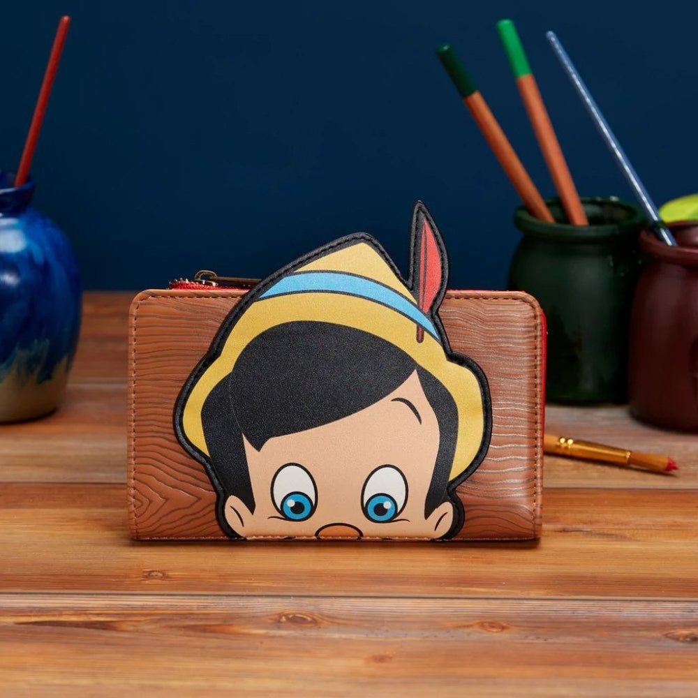 Loungefly Disney Pinocchio Jiminy Cricket Flap Wallet